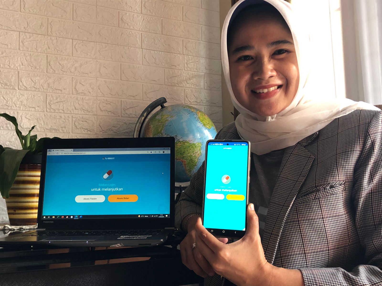 Metty Nurherliyany, dosen tetap STIKes Muhammadiyah, Kabupaten Ciamis, Jawa Barat membuat aplikasi yang mampu memantau kesehatan bumil.