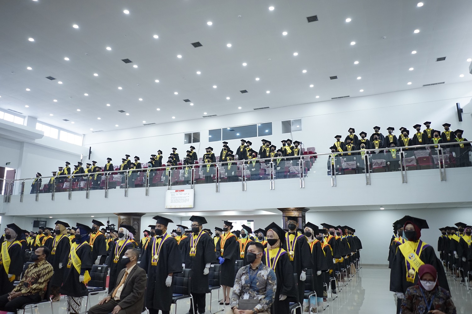 Wisuda Pascasarjana, Sarjana dan Ahli Madya ke 58 secara luring/offline Universitas Tidar Magelang, Jawa Tengah.