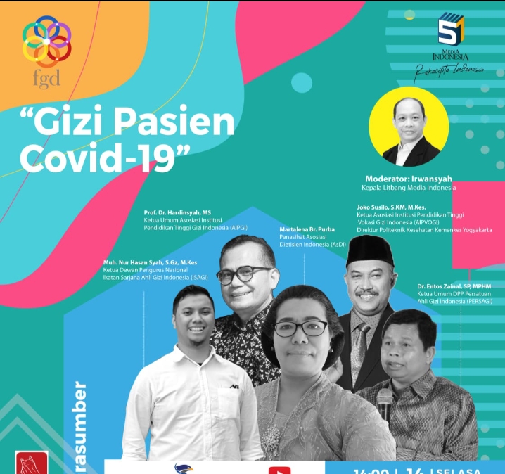 FGD: Gizi Pasien Covid-19 diselenggarakan Selasa, 14 September 2021