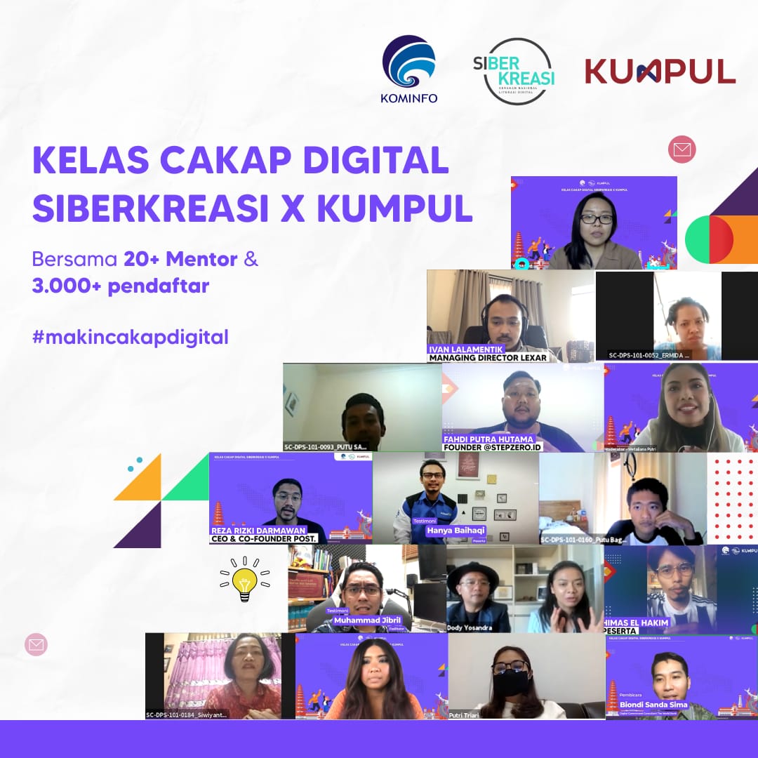 Kelas Cakap Digital yang digelar Siberkreasi x KUMPUL