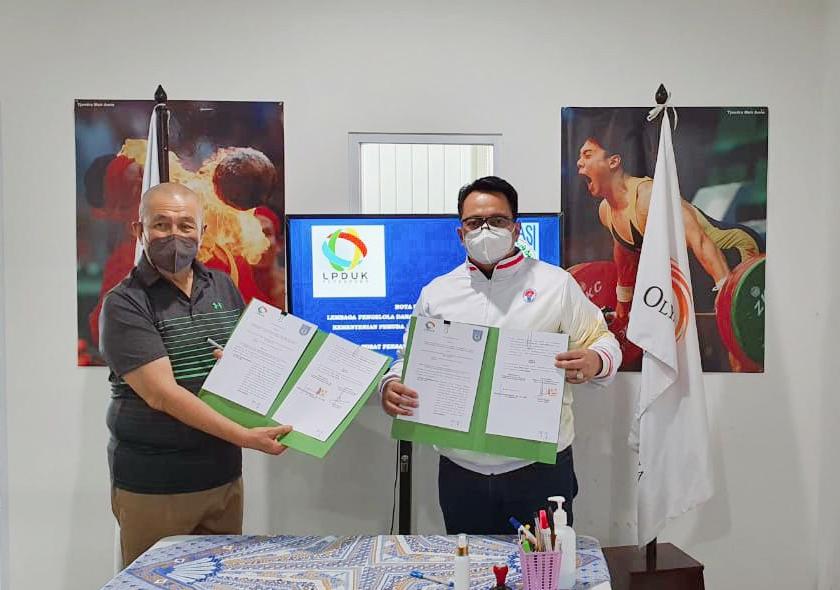 BLU LPDUK Kemenpora dan Pengurus Pusat Persatuan Bola Basket Seluruh Indonesia (PP Perbasi) memperbarui Nota Kesepahaman (MoU).