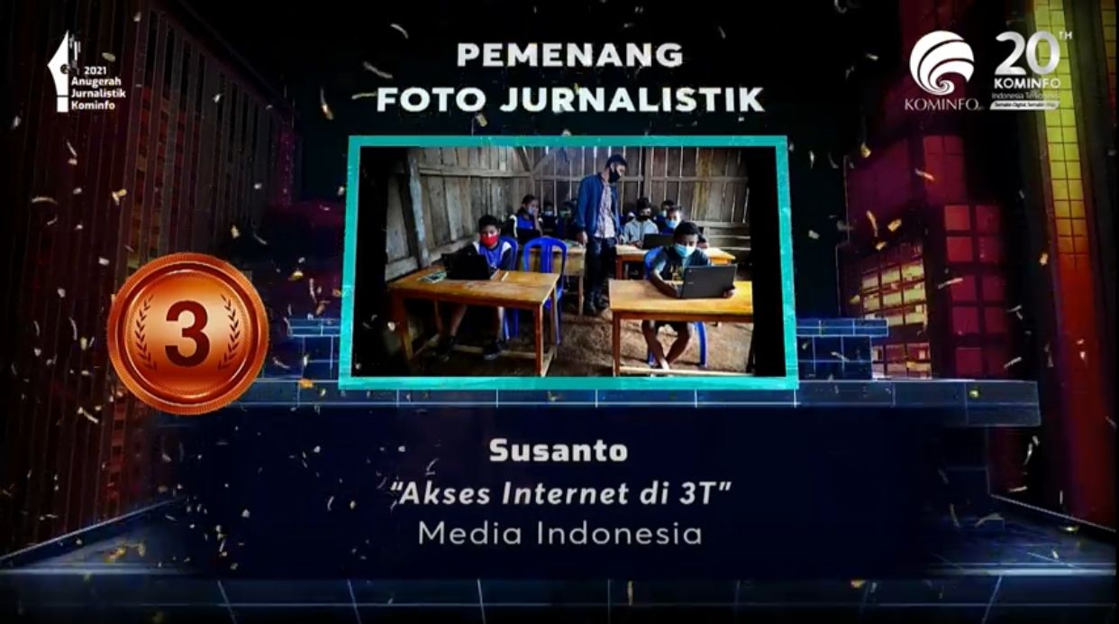 Karya pewarta foto Media Indonesia Susanrto yang meraih penghargaan di ajang Anugerah Jurnalistik Kominfo