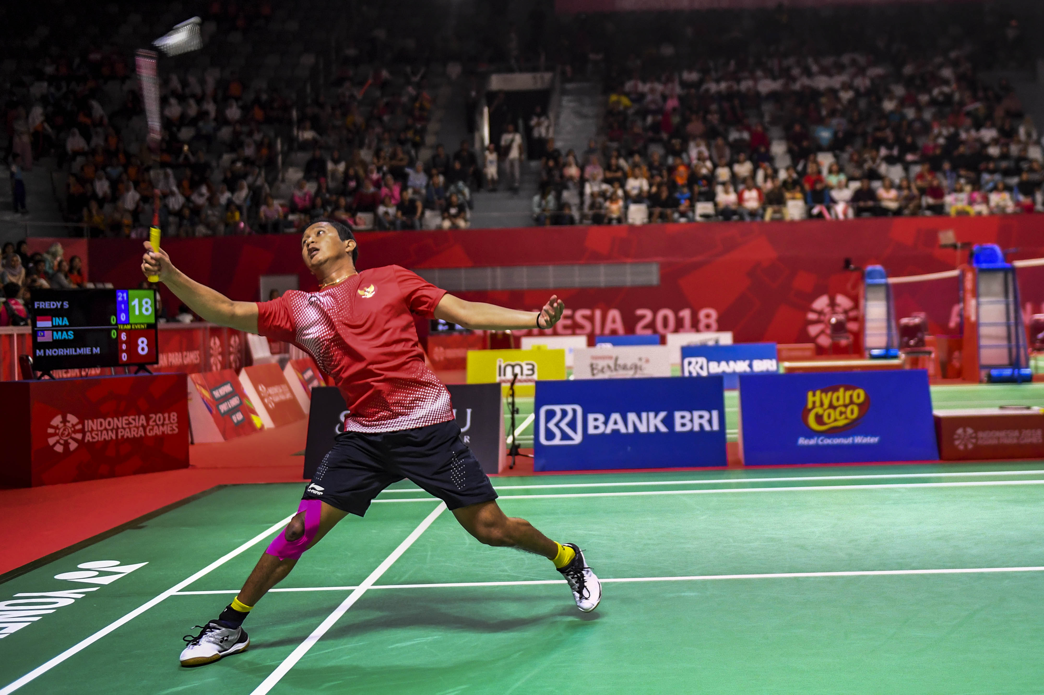 Atlet parabadminton Fredy Setiawan