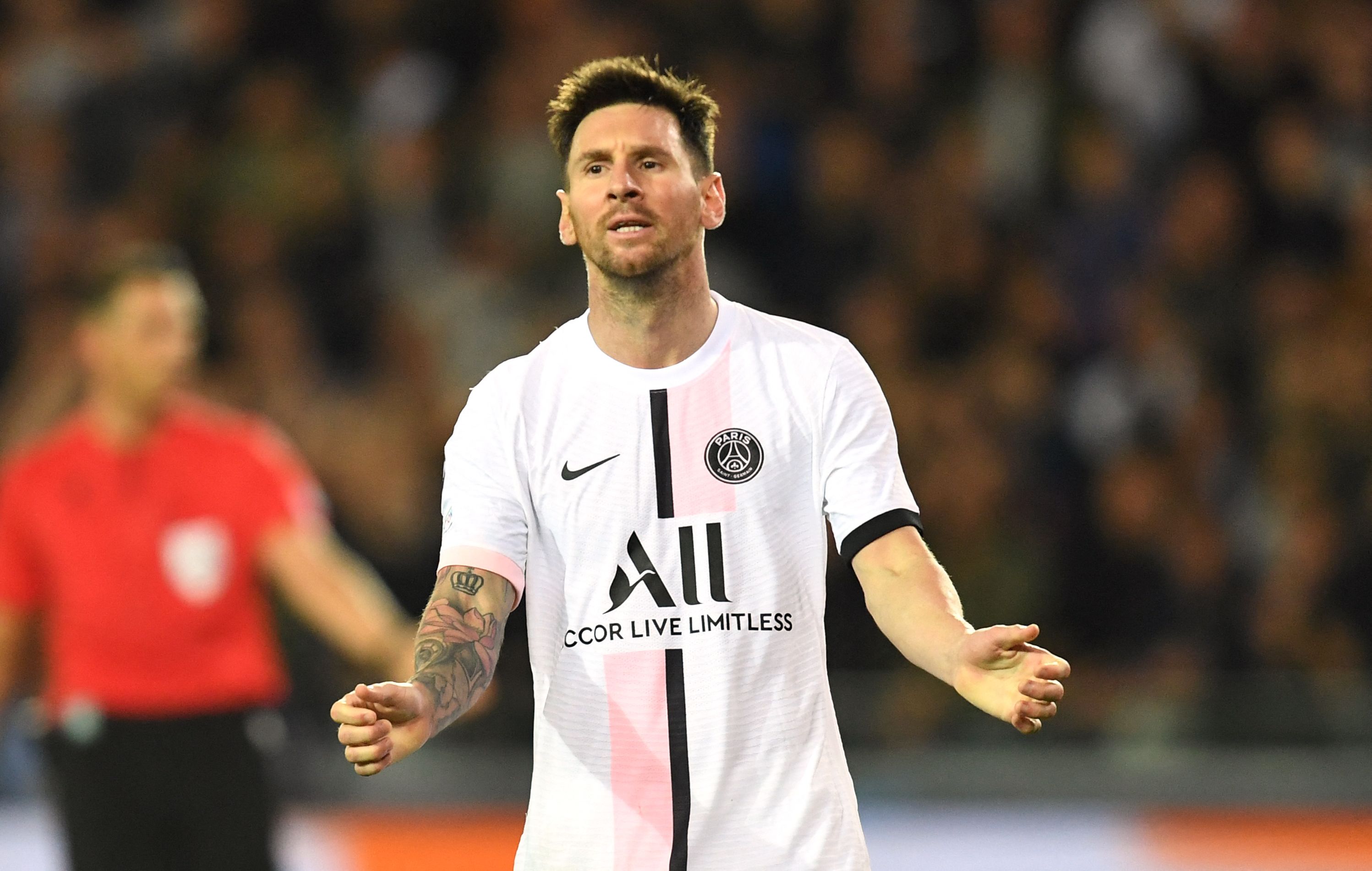 Penyerang PSG Lionel Messi