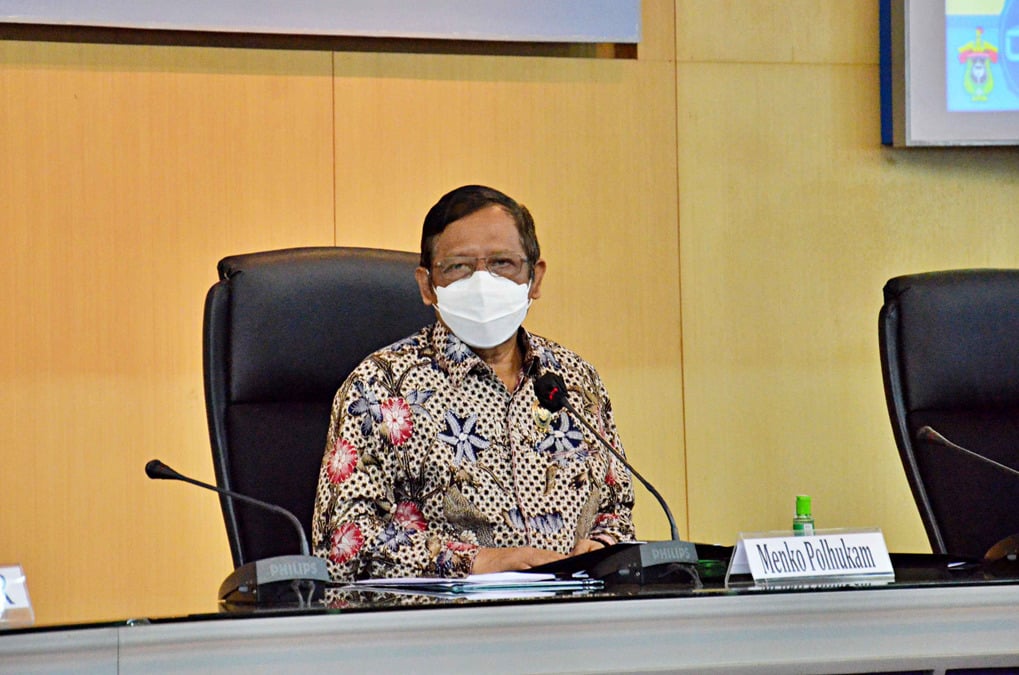 Menkopolhukam Mahfud MD