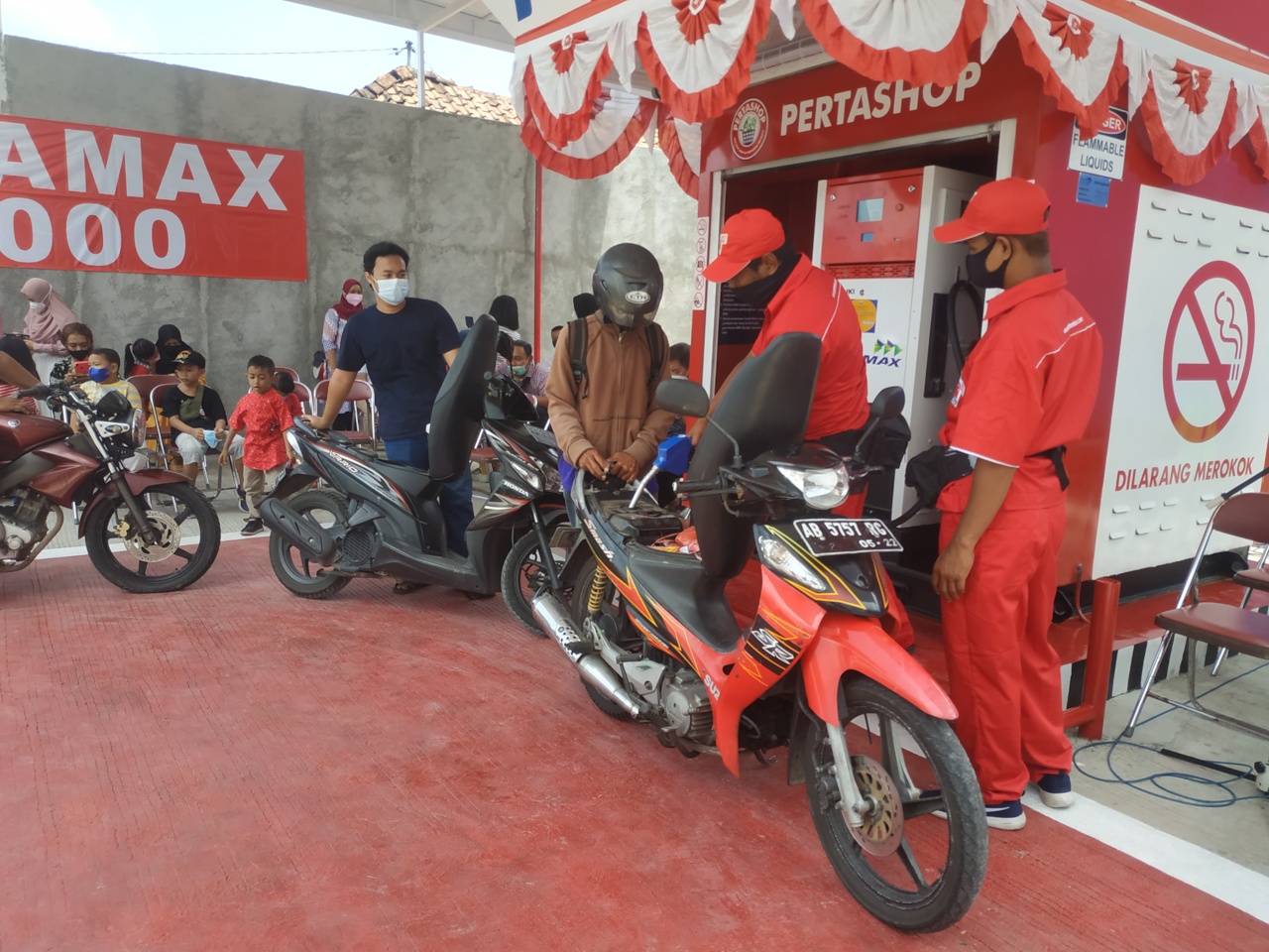 Pertashop di Kasihan, Kabupaten Bantul.