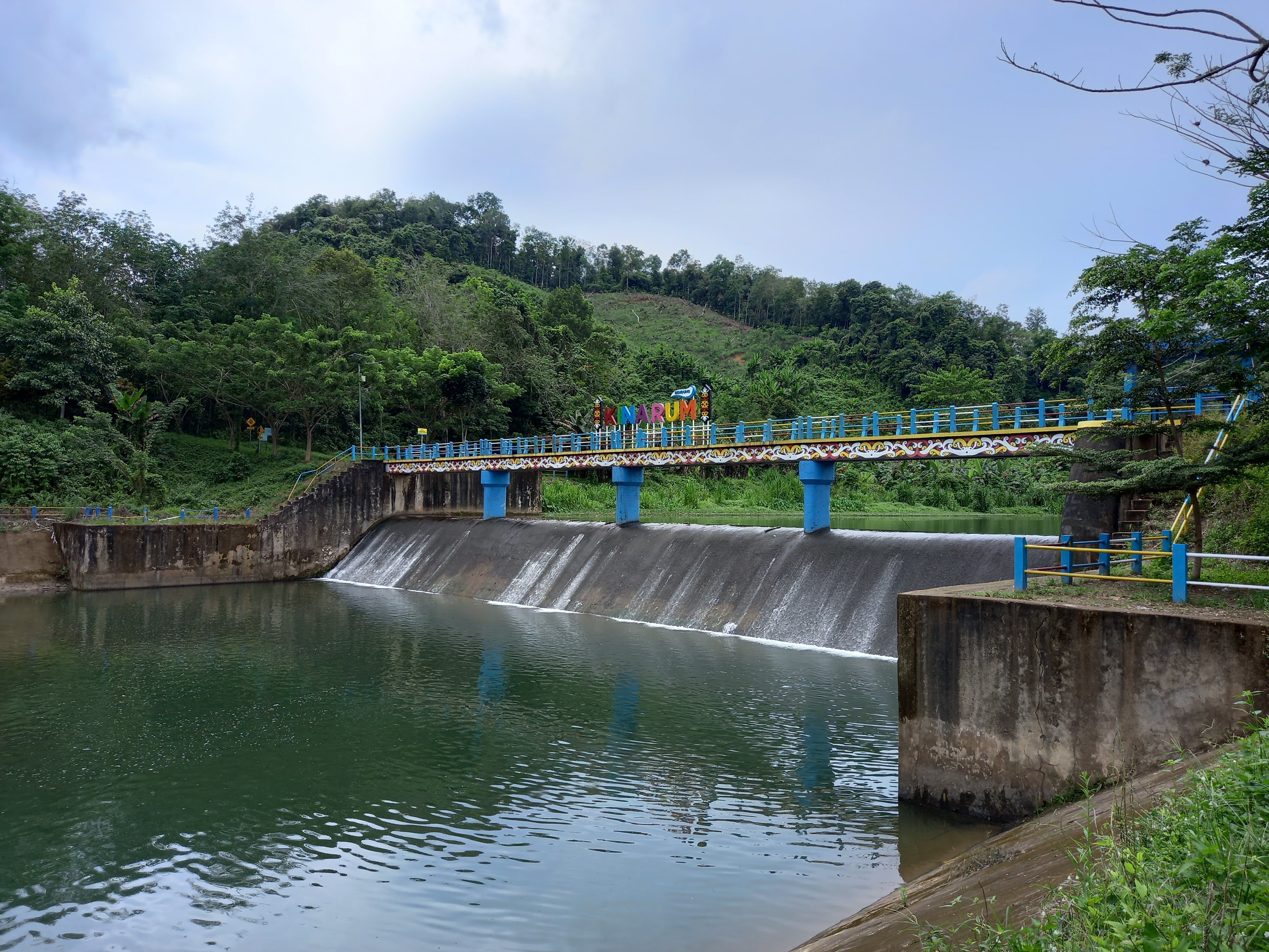 Obyek wisata riam kinarum yang dikembangkan KPH Tabalong, Kalsel, kini sepi terimbas pandemi Covid-19