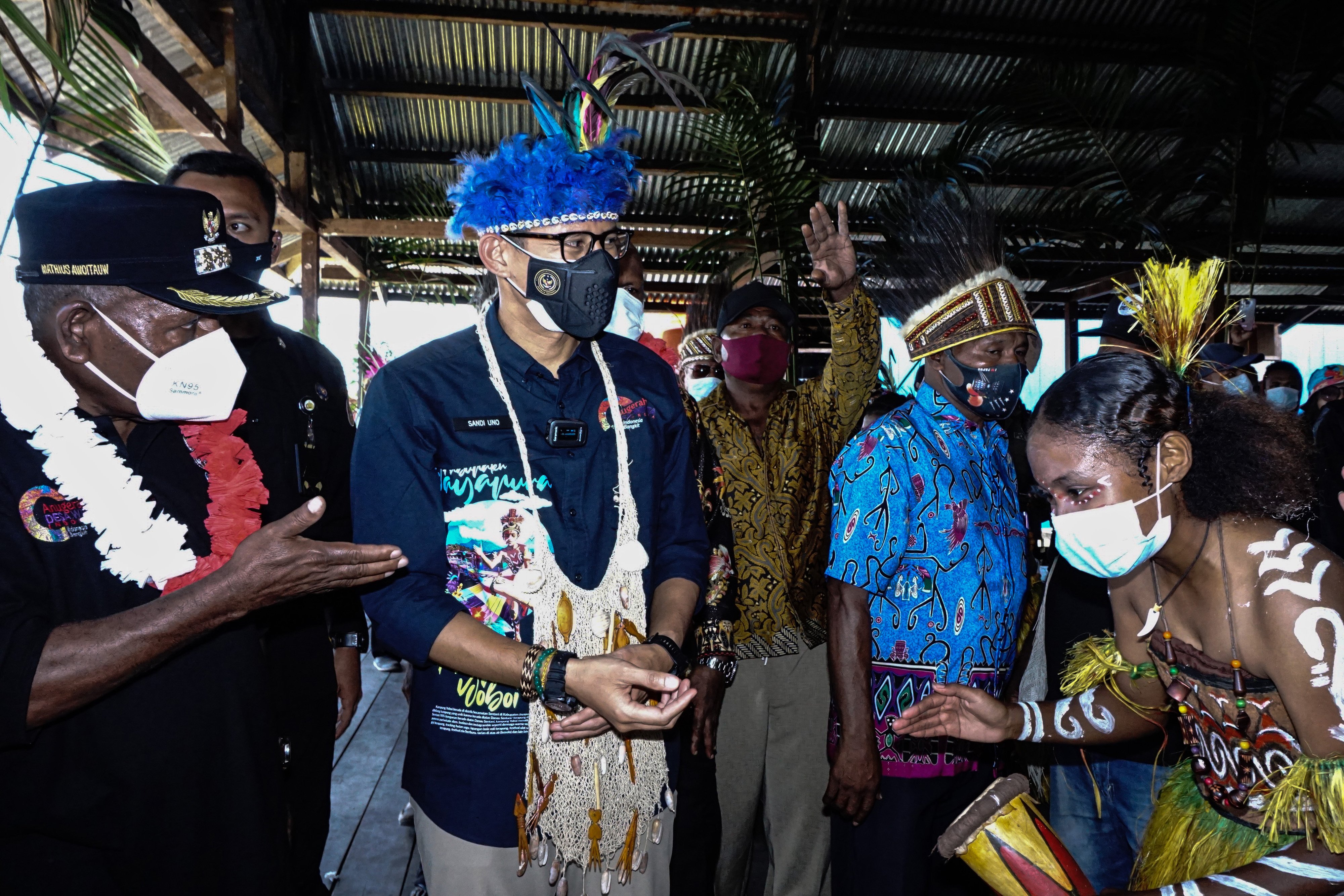 Sukseskan PON XX, Sandiaga Dukung Sentra Vaksinasi Serbuan di Jayapura
