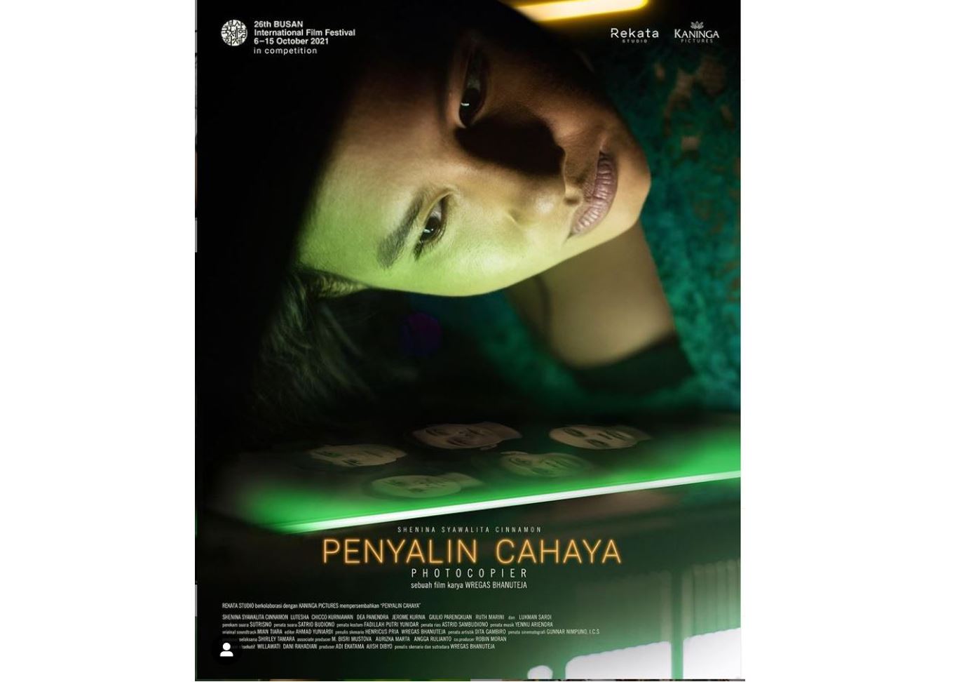 Poster film Penyalin Cahaya