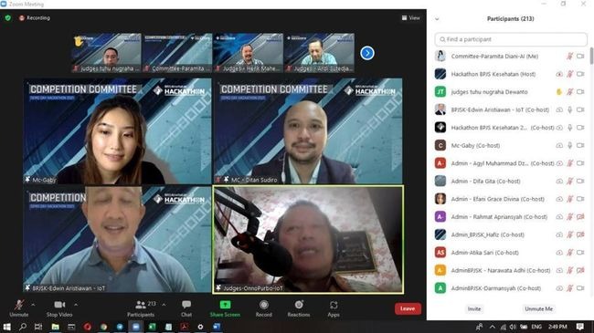 Kompetisi Hackathon 2021 Upaya Tingkatkan Kualitas IT BPJS Kes