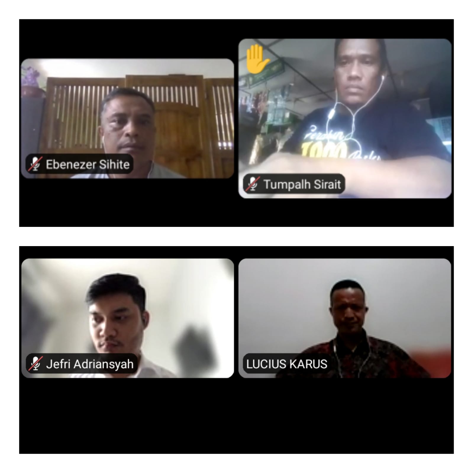 Webinar Kisruh DPRD Humbang Hasundutan Siapa Yang Bertanggung Jawab? pada Sabtu (4/9/2021).