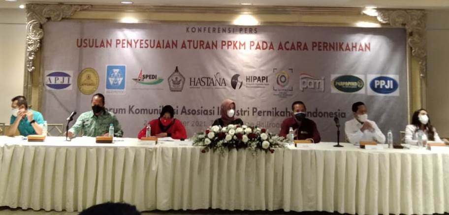 Jumpa media Forum Komunikasi Asosiasi Industri Pernikahan Indonesia