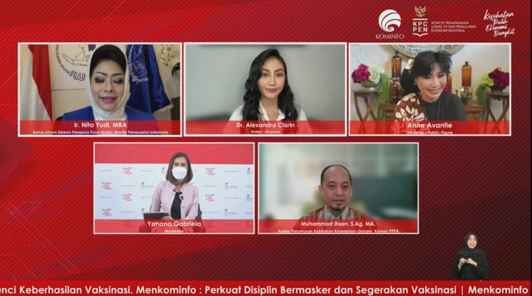 Dialog Virtual Kabar Kamis Forum Merdeka Barat 9 (FMB 9) - KPCPEN, Kamis (9/9) di Media Center KPCPEN Jakarta.