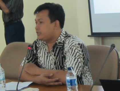 Peneliti  Ahli Utama Bidang Teknologi Penginderaan Jauh Badan Riset dan Inovasi Nasional (BRIN) Dr.M.Rokhis Khomarudin.