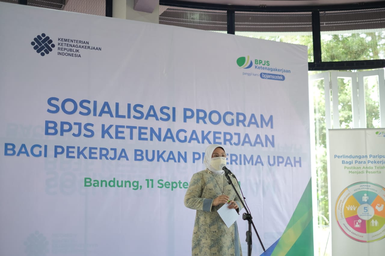 Menaker Ajak Seluruh Pekerja Informal Daftar Jadi Peserta BPJAMSOSTEK 