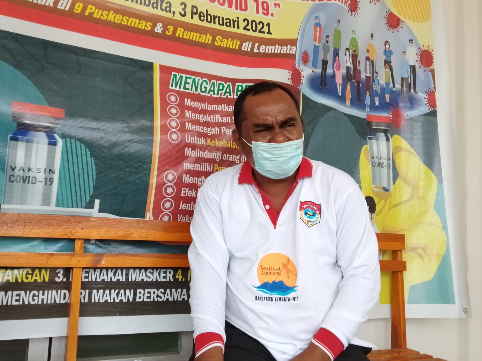 Kepala Dinas Kesehatan Kabupaten Lembata, Nusa Tenggara Timur, dr Manto Beyeng.