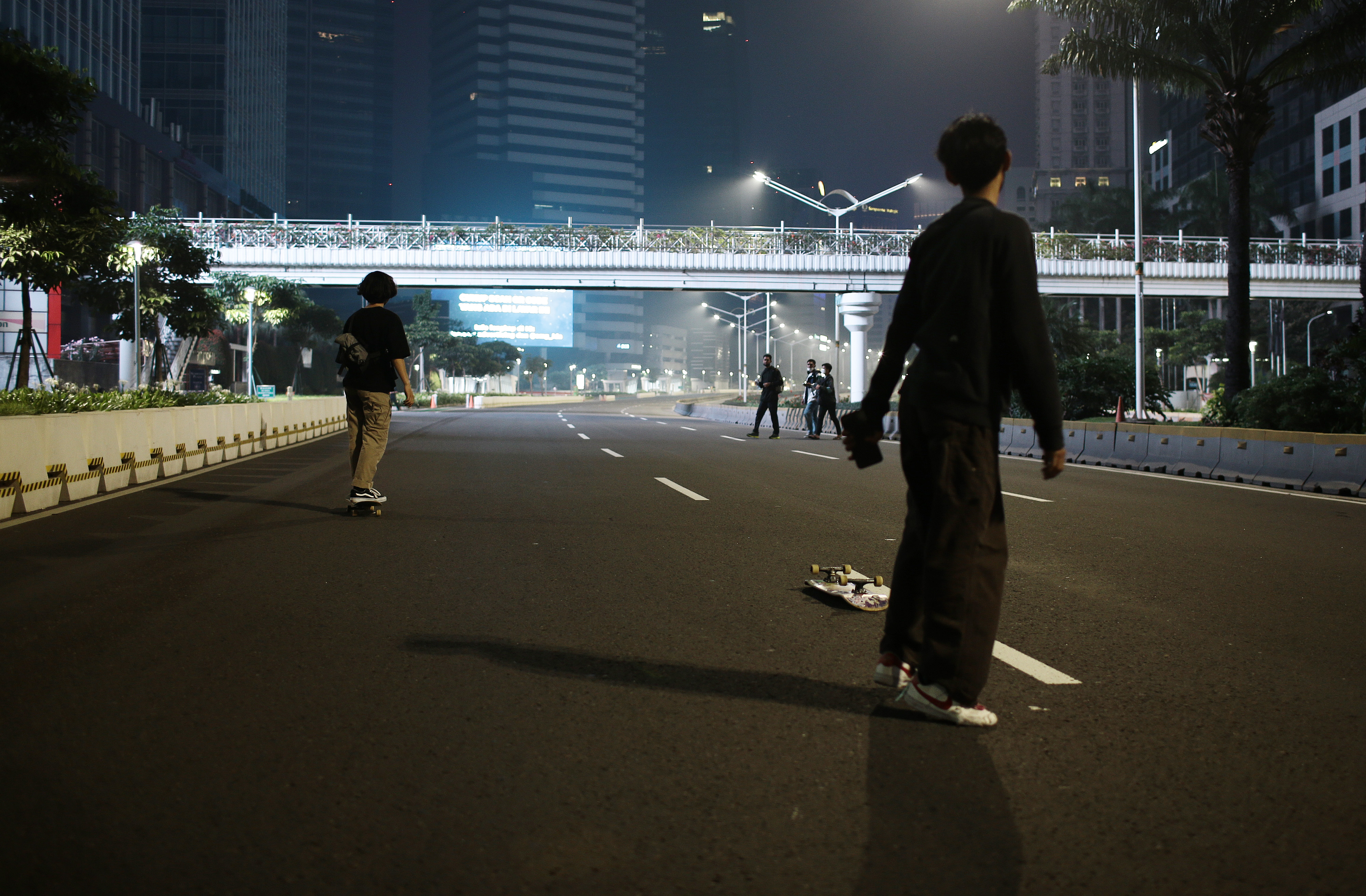 Ilustrasi usasaan crowd Free Night di Jakarta