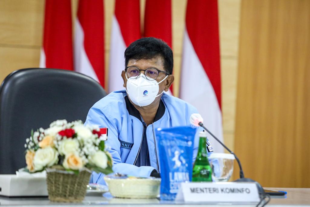 Menteri Komunikasi dan Informatika (Menkominfo) Johnny G. Plate