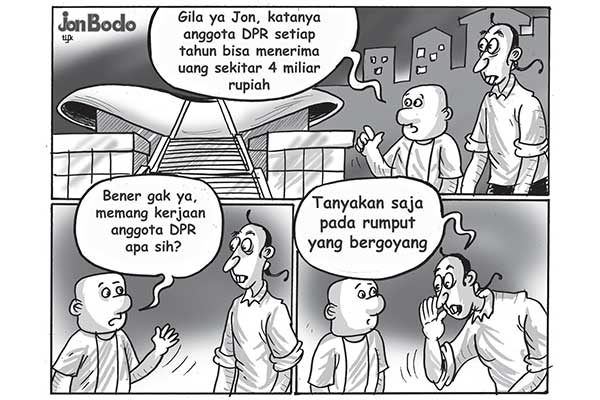 Jon Bodo: Penghasilan Anggota DPR