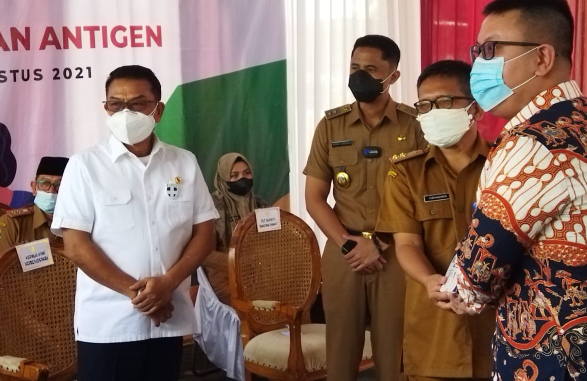 Kepala Staf Kepresidenan Moeldoko saat berkunjung ke Kabupaten Bandung Barat