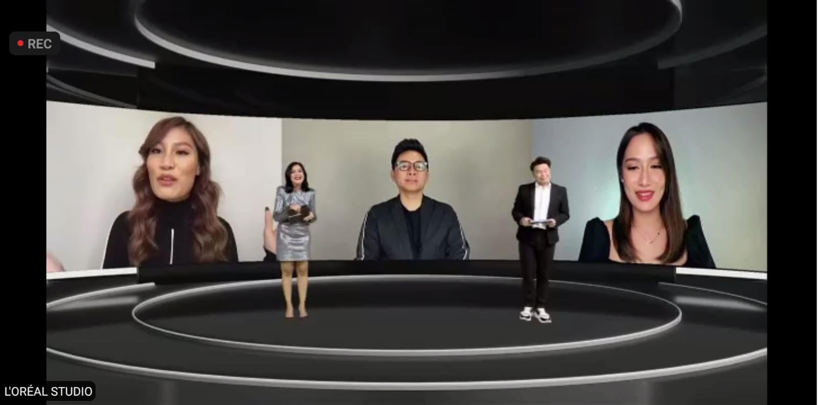 Webinar yang digelar L'Oreal Professionnel tentang pewarnaan rambut.