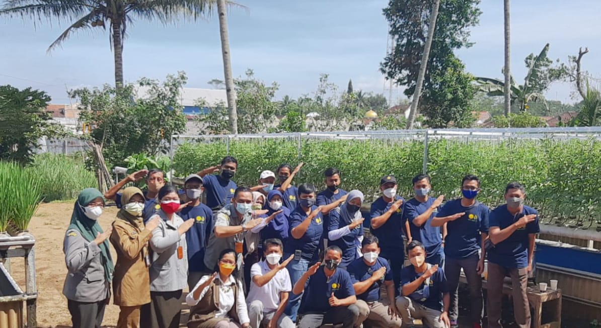 Pelatihan yang digelar Kementan untuk mencetak petani milenial mampu berwirausaha.