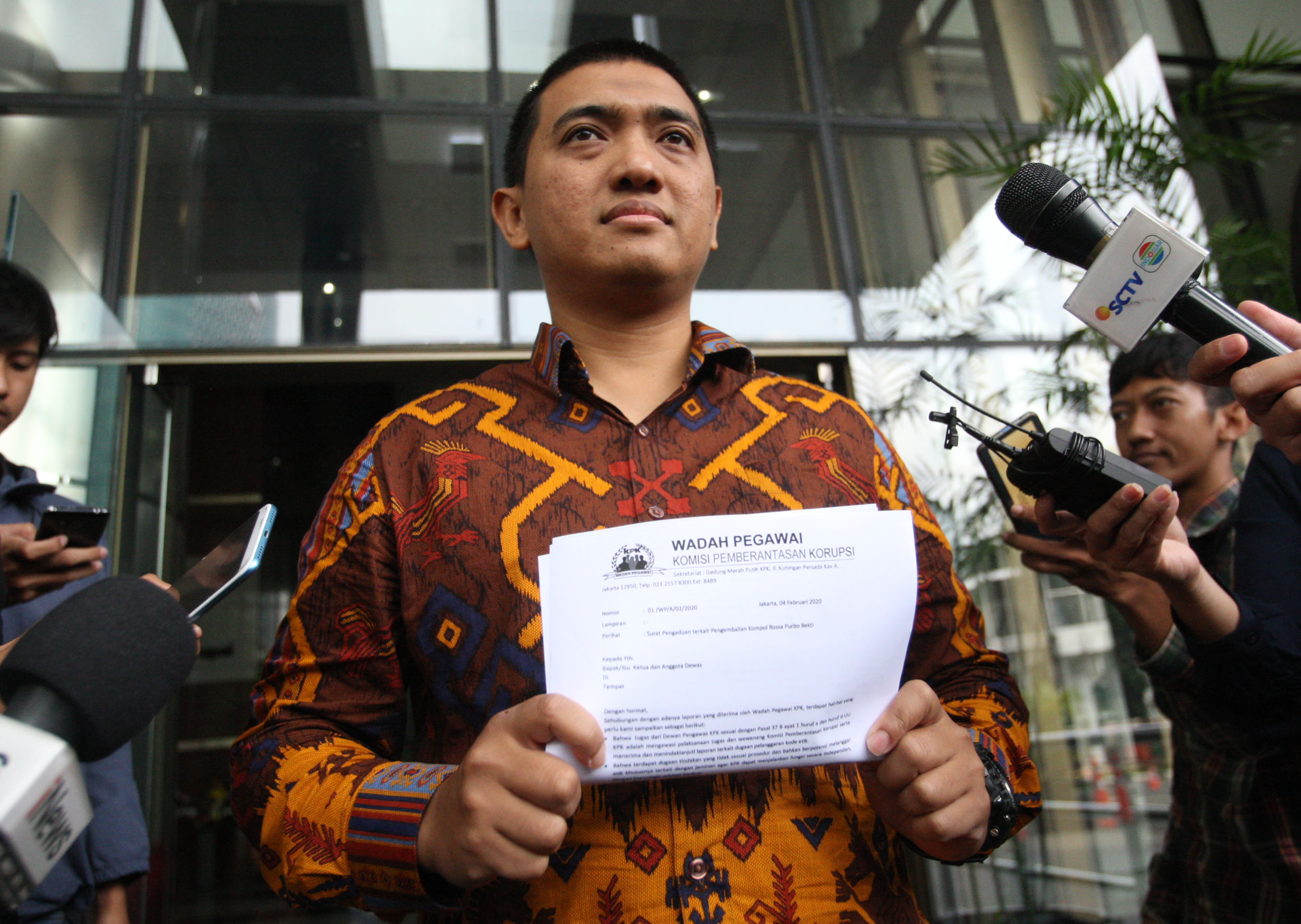 Ketua Wadah Pegawai (WP) KPK Yudi Purnomo Harahap