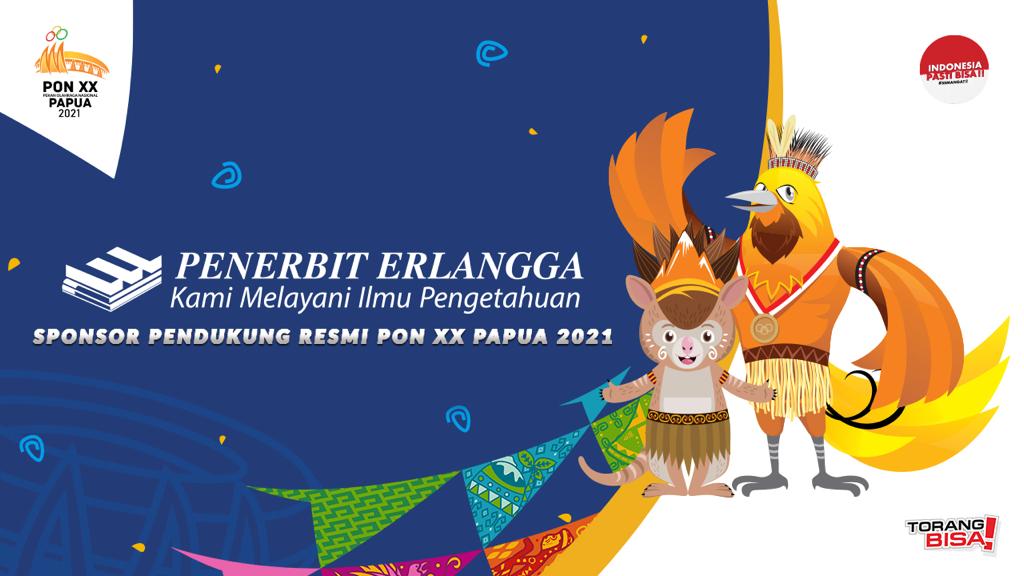 Penerbit Erlangga resmi jadi sponsor pendukung PON XX Papua.