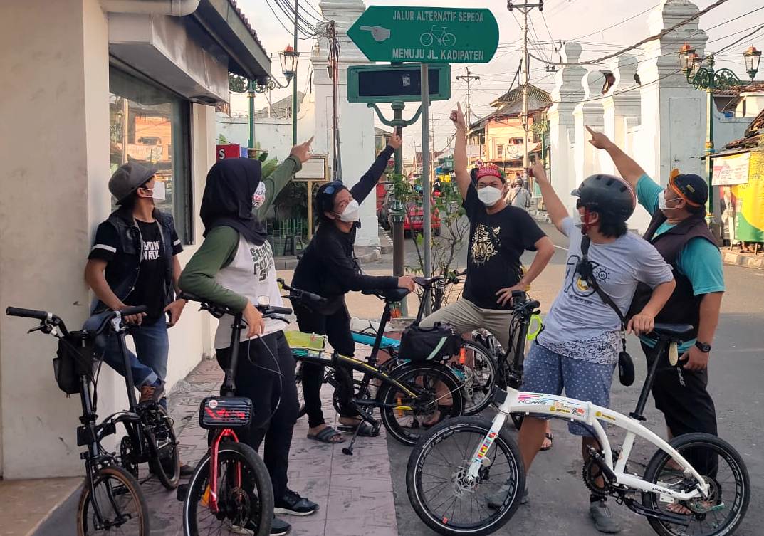 Akvitas bersepeda bagi kalangan muda jadi gaya hidup.