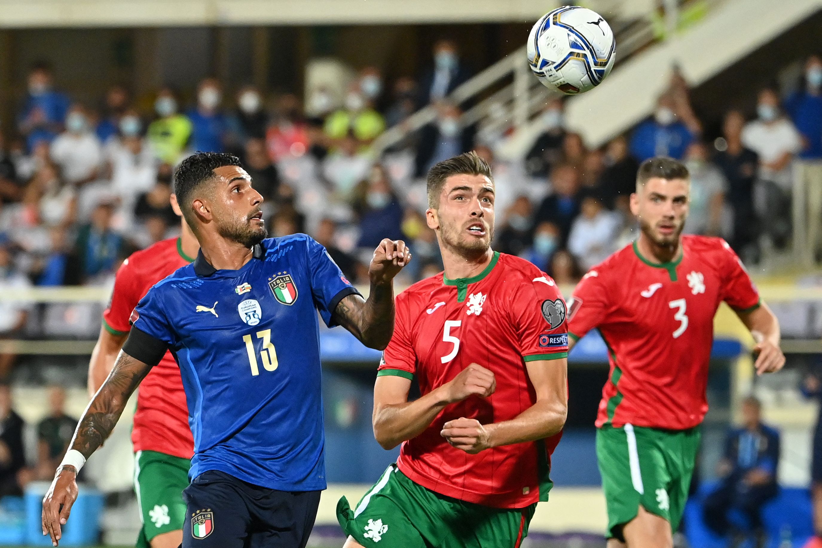 Laga kualiifkasi Piala Dunia antara Italia dan Bulgaria