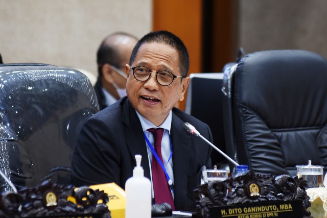 Ketua Komisi XI DPR RI Dito Ganinduto. 