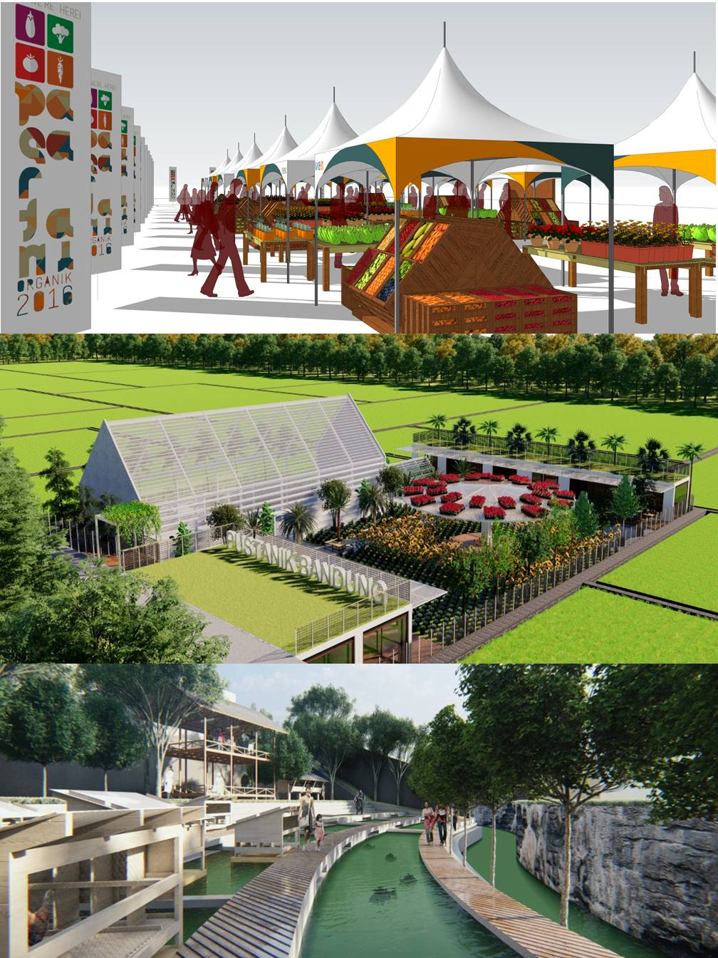 Desain lingkungan binaan sebagai hasil riset pengabdian masyarakat yang melibatkan pesantren