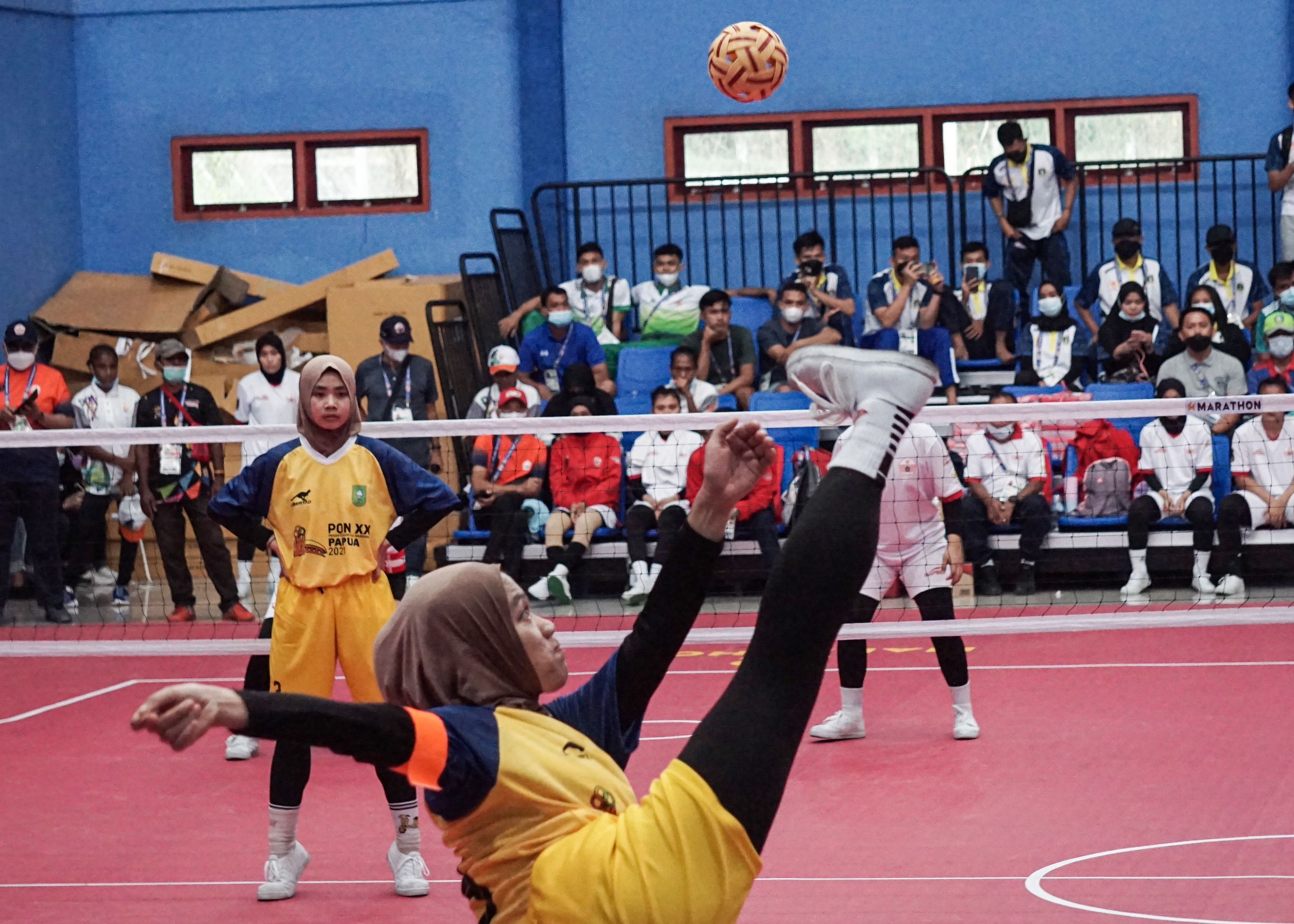 Ilustrasi sepak takraw