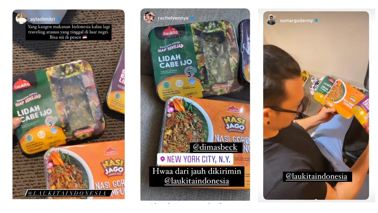 Capture iInstagram story Denny Sumargo, Ayla Dimitri, dan Rachel Vennya soal Laukita