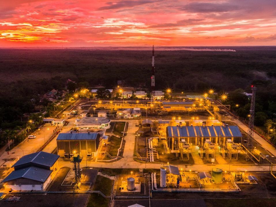 Salah satu instalasi jaringan gas milik PGN.