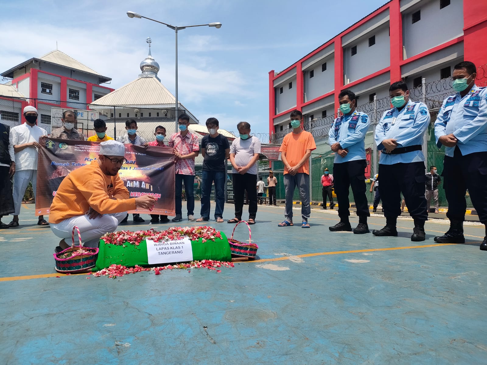 Doa bersama di Rutan Salemba