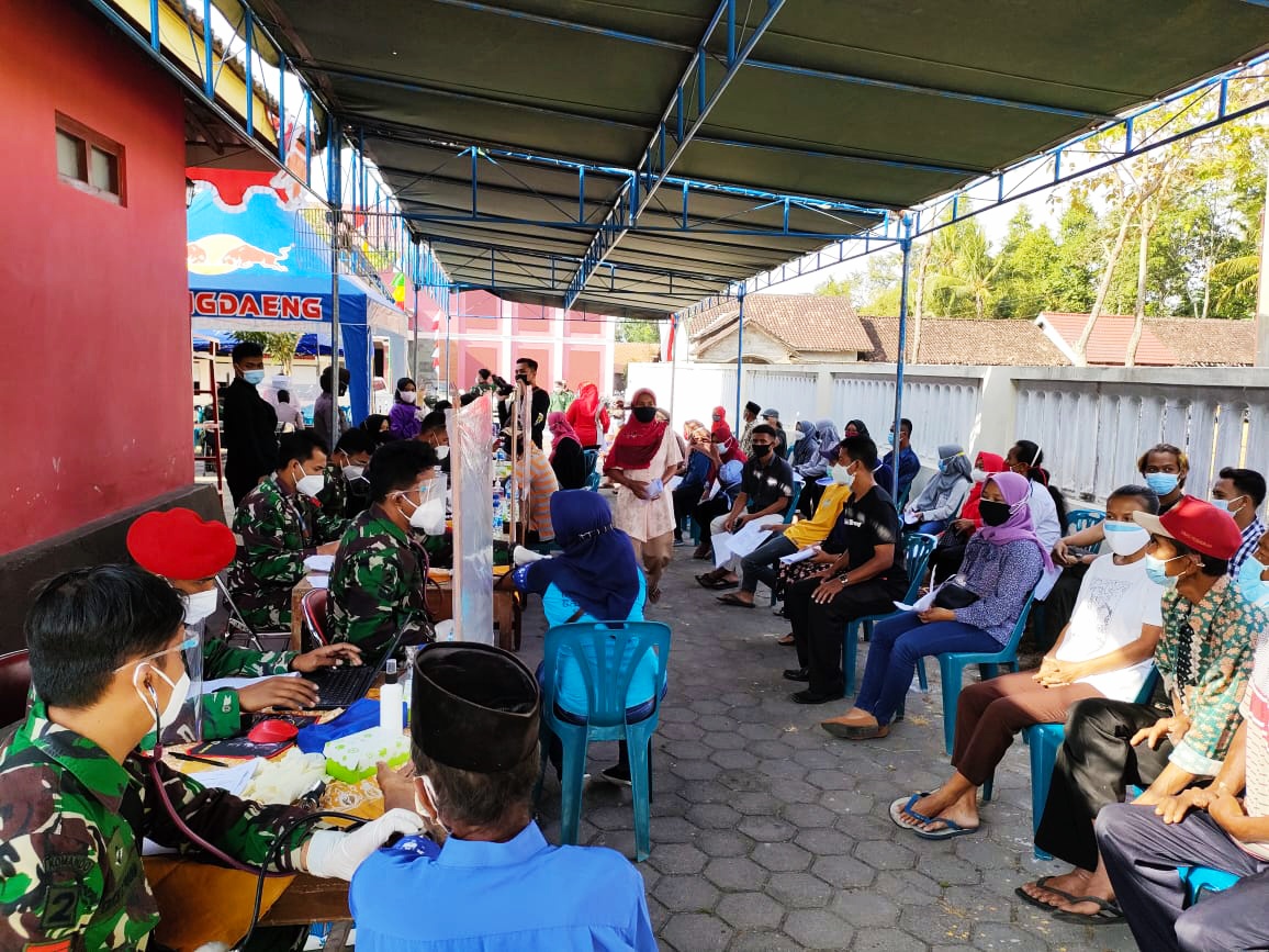 Tiga Pilar di Klaten Gelar Vaksinasi Covid di Desa Kecemen 