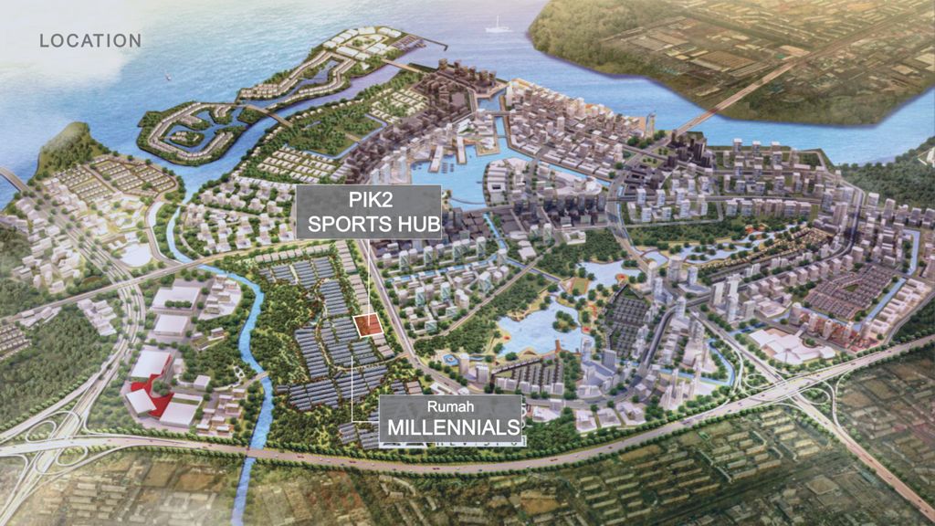 `Maket pengembangan PIK 2  Sports Hub