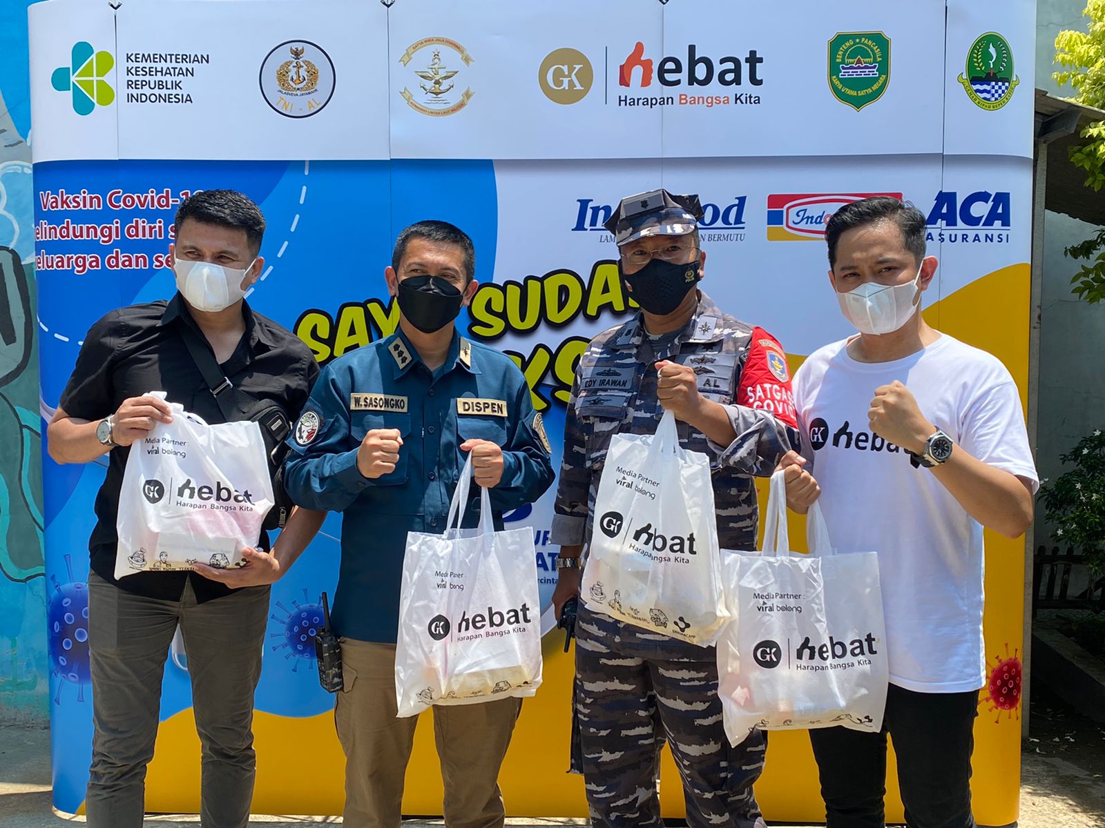 GK Hebat Gandeng Kolinlamil Gelar Vaksinasi di Subang 