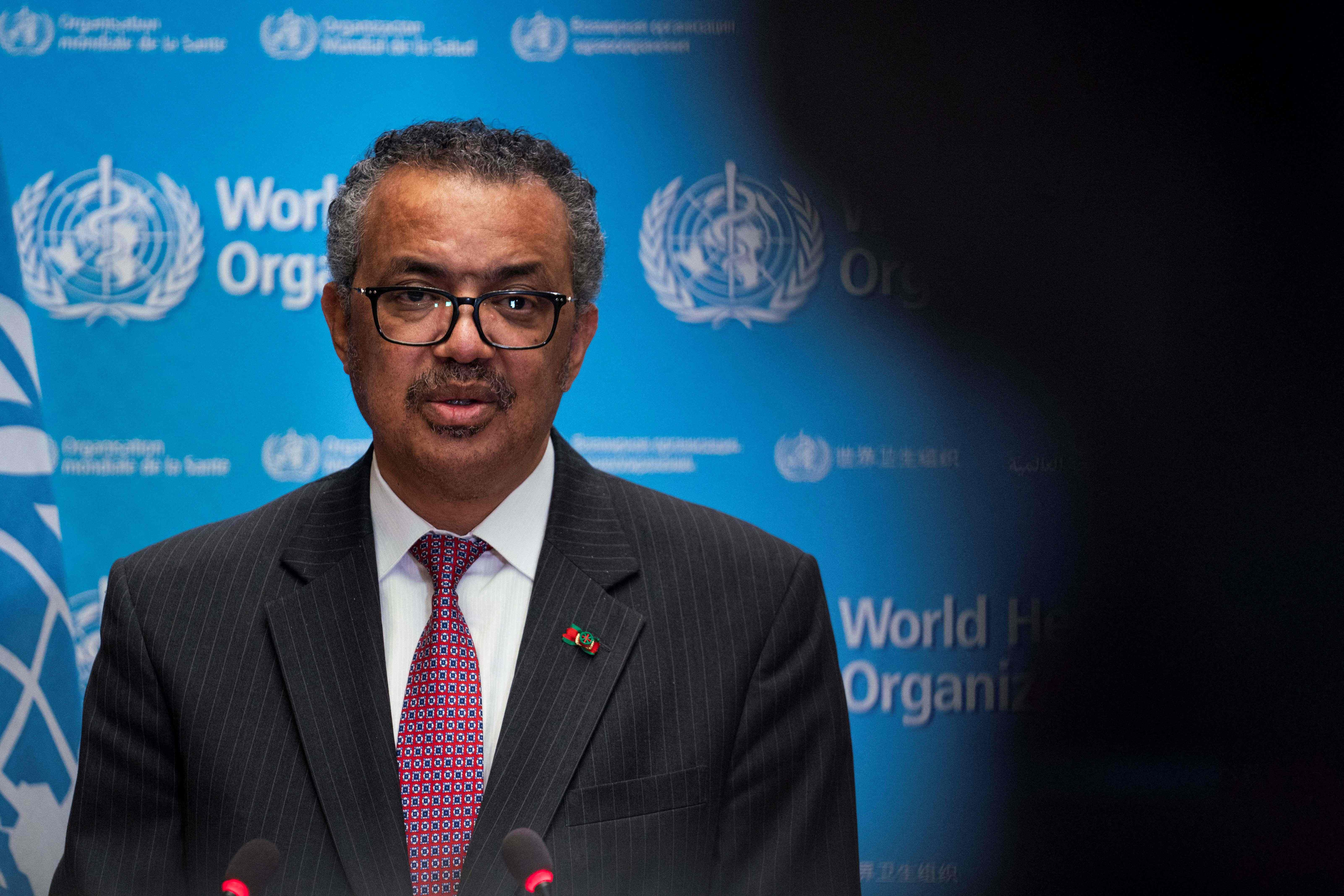 Direktur Jenral WHO Tedros Adhanom Ghebreyesus