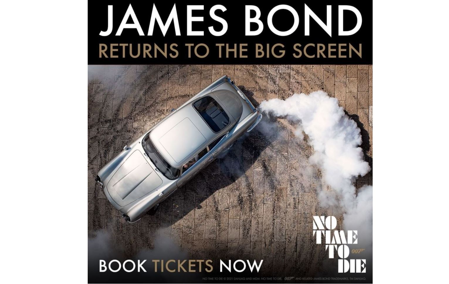 Poster film James Bond terbaru, No Time To Die