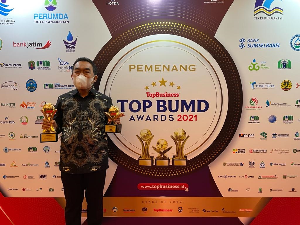 PT MEA kantongi dua penghargaan dalam Top BUMD Awards 2021
