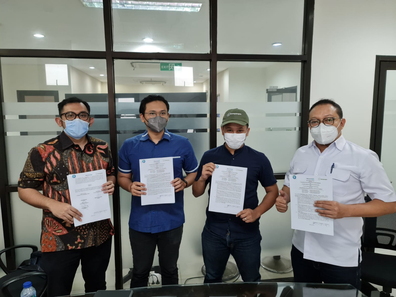 Kolaborasi Bumoon.io-Wastelab-Sampangan dalam pengelolaan sampah