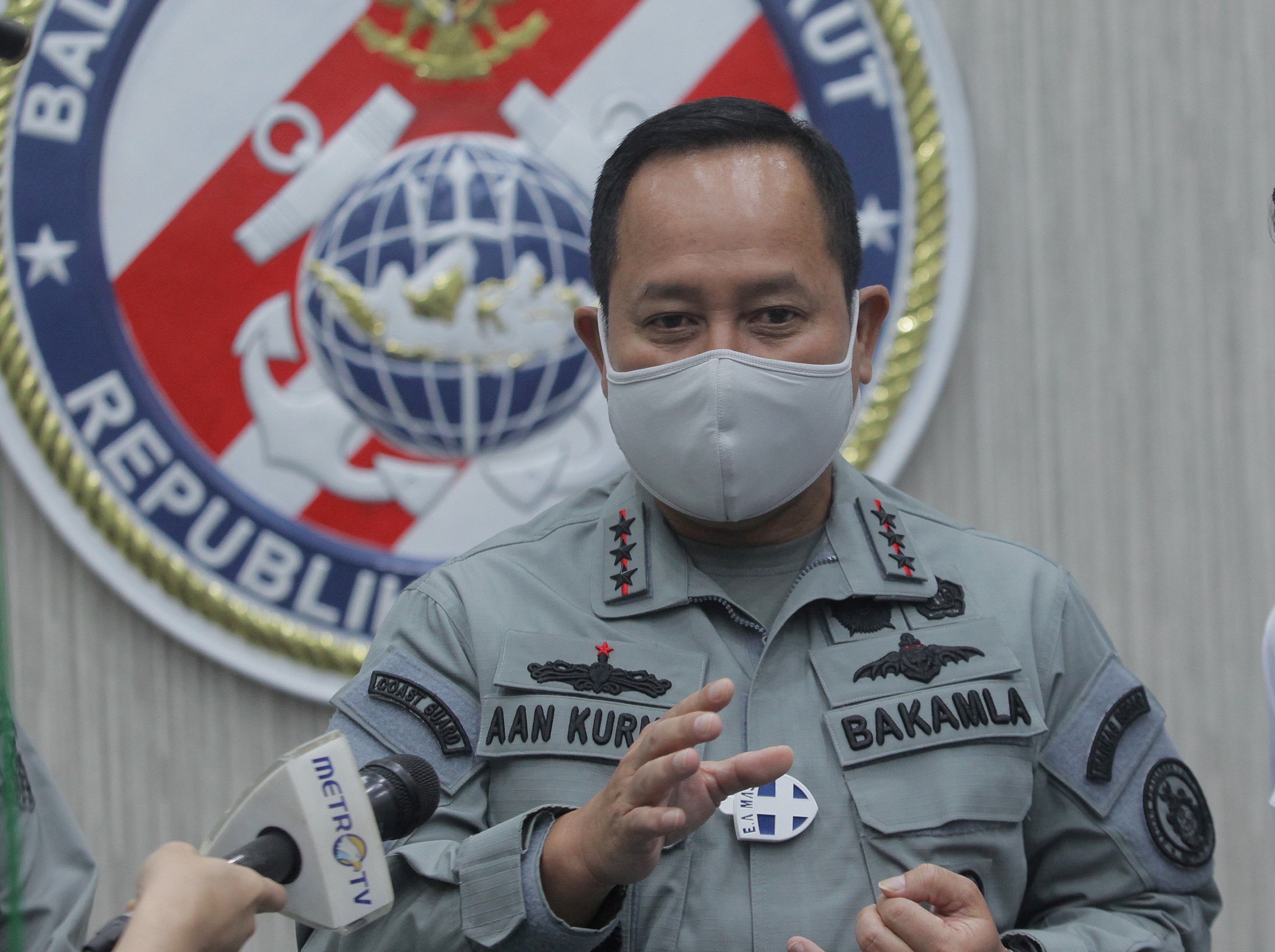  Kepala Badan Keamanan Laut (Bakamla) Laksdya TNI Aan Kurnia.