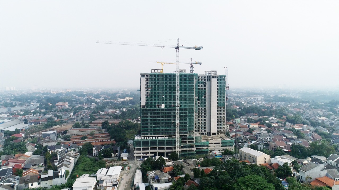 Pembangunan ANwa Residence apartemen Bintaro
