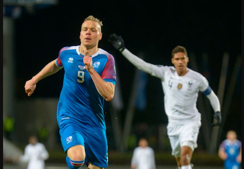 Pemain timnas Islandia Kolbeinn Sigthorsson
