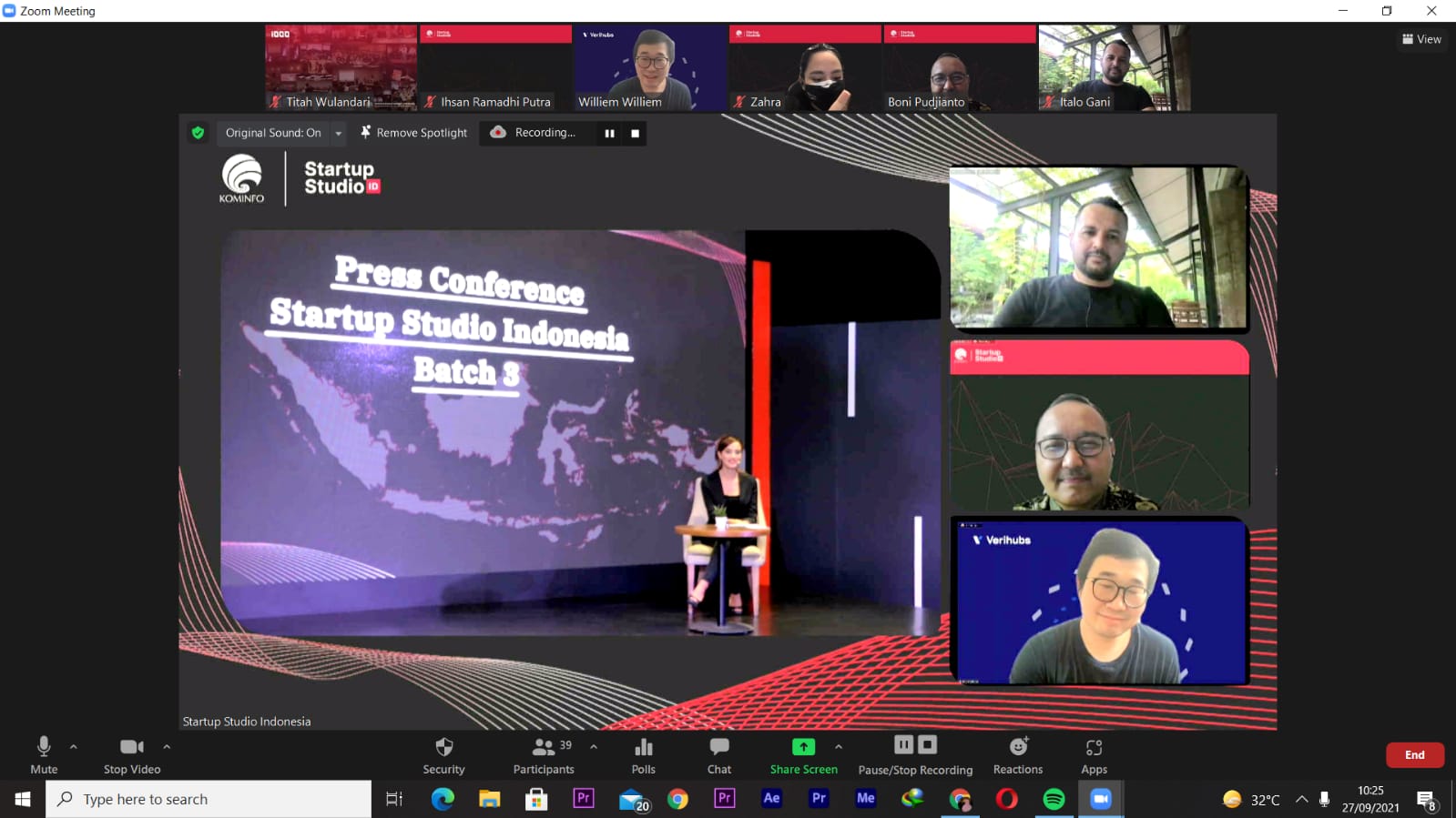 Ini Dia 15 Startup Terpilih Program Startup Studio Indonesia Batch 3 Kemenkominfo 