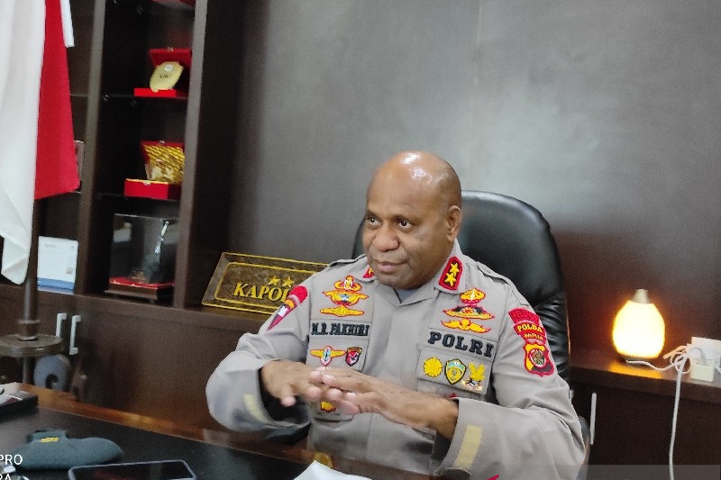 Kapolda Papua Irjen Pol. Mathius Fakhiri. 