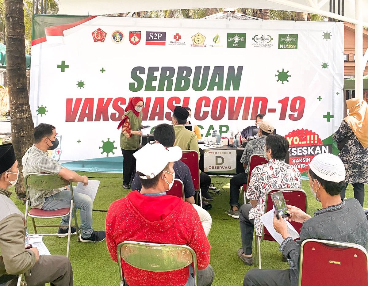 Kegiatan Serbuan Vaksiansi Covid-19 dilaksanakan BAIS TNI dan berbagai pihak di Cilacap, Jawa Tengah.