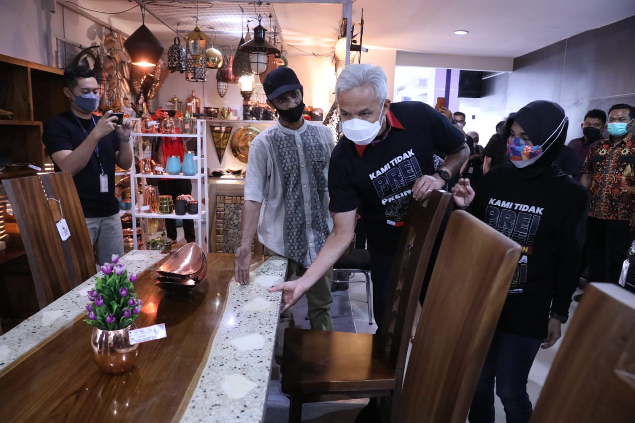 Gubernur Jawa Tengah Ganjar Pranowo.